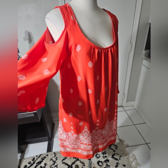 As U Wish Bright Boho Dress Medium - Picture 2 of 4